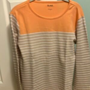 Blair orange tans and white stripped